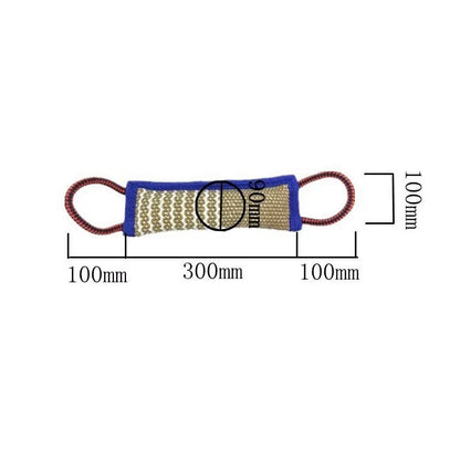 Dog Teether Dog Chewing Toy Dog Bite Pillow Jute Bite Chewing Fetch Puppy Training Interactive Play Dog Tooth Chewing Supplies