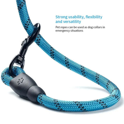 150Cm Strong Dog Leash Pet Leashes Reflective Leash for Big Small Medium Large Dog Leash Drag Pull Tow Golden Retriever