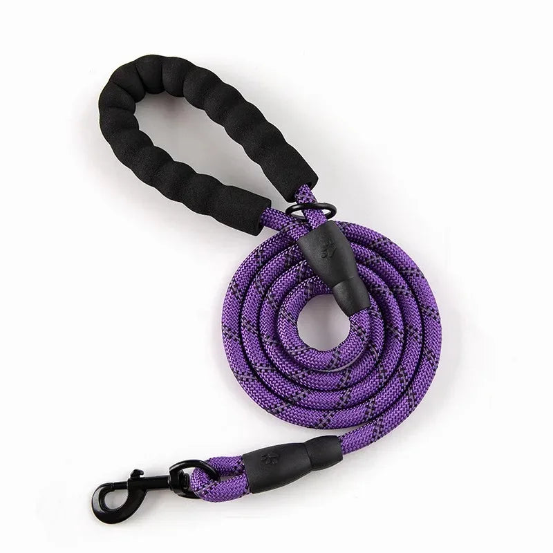 150Cm Strong Dog Leash Pet Leashes Reflective Leash for Big Small Medium Large Dog Leash Drag Pull Tow Golden Retriever