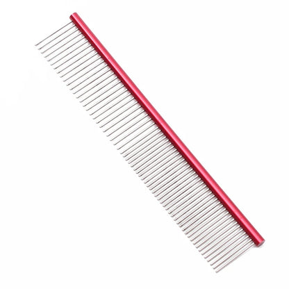 Puppy Grooming Comb Groomer for Dog Aluminum Groomer Pets Combs Hairbrush Cat Dog Grooming Combs Dog Hair Care C6704