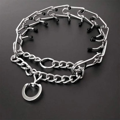Adjustable Dog Pincher Collar - Secure Training Tool for Enhanced Control
