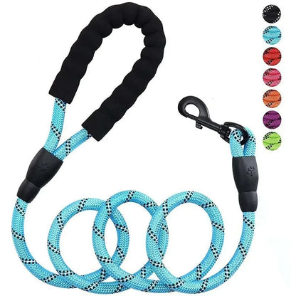 150Cm Strong Dog Leash Pet Leashes Reflective Leash for Big Small Medium Large Dog Leash Drag Pull Tow Golden Retriever
