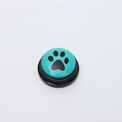 Pet Communication Button Dog Toys Recordable Pet Speaking Training Dog Talking Button Cute Claw Print Pattern Dog Accessories