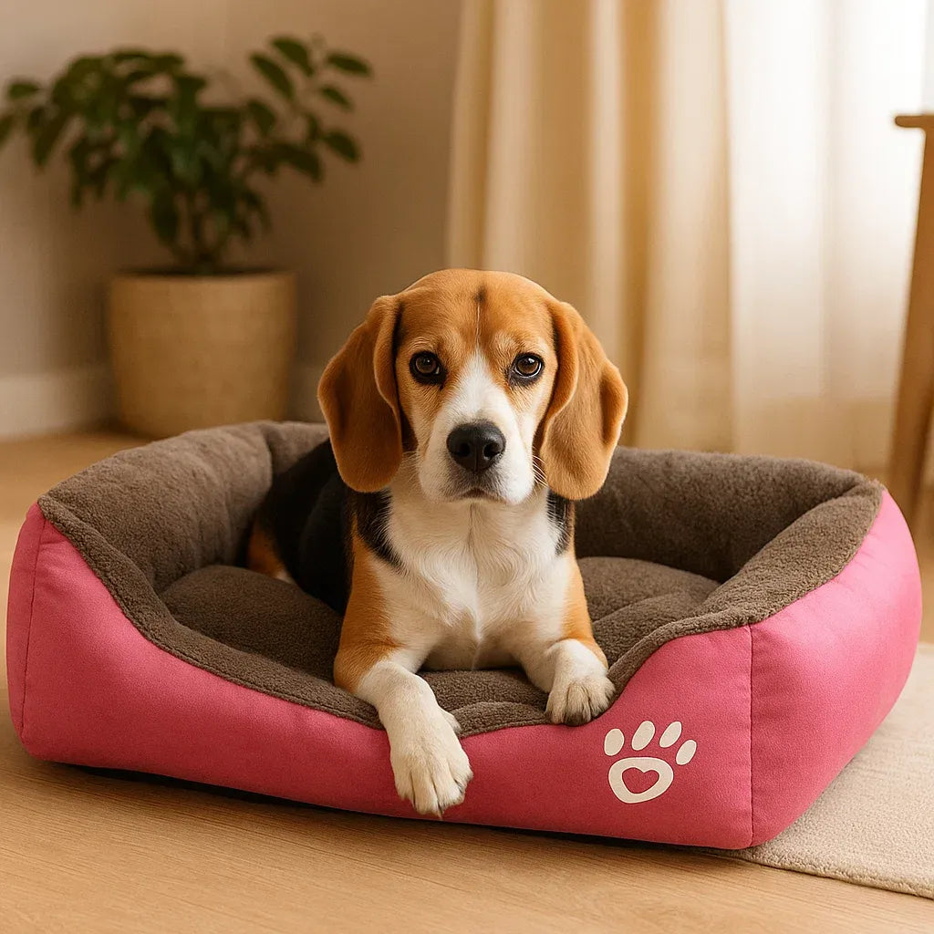 Hundebett | Weiches Beruhigungsbett Für Ruhigen & Erholsamen Schlaf