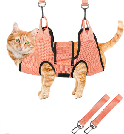 TONG Cat Holder for Grooming Pet Hammock Restraint Bag for Cleaning Pet Grooming Supplies for Dogs Cats Bathing Nail Clipping