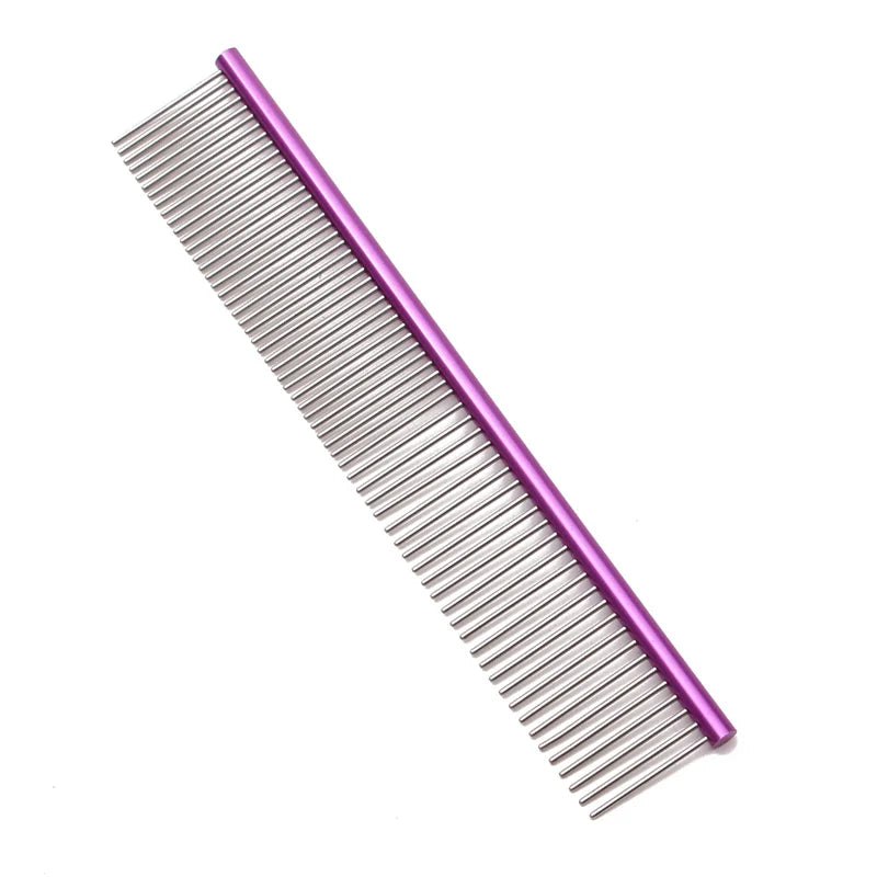 Puppy Grooming Comb Groomer for Dog Aluminum Groomer Pets Combs Hairbrush Cat Dog Grooming Combs Dog Hair Care C6704