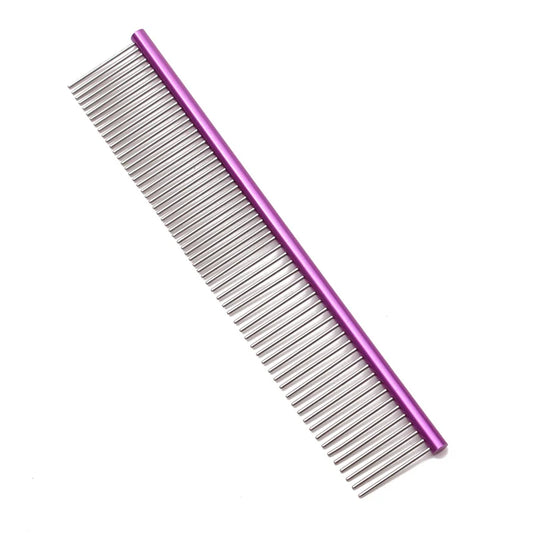 Puppy Grooming Comb Groomer for Dog Aluminum Groomer Pets Combs Hairbrush Cat Dog Grooming Combs Dog Hair Care C6704