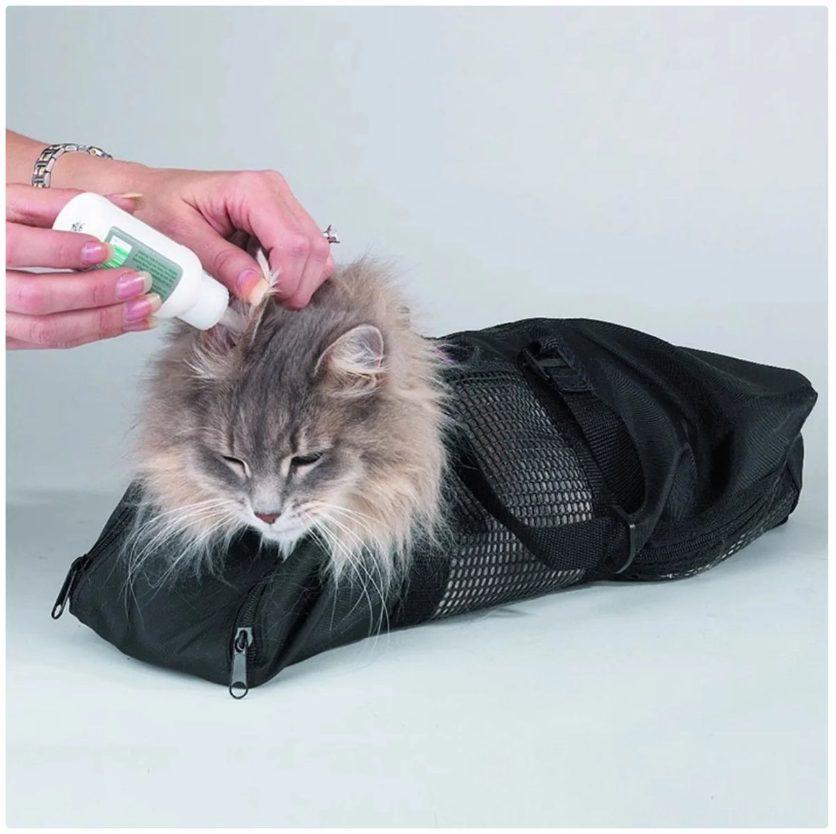Cat Grooming Bag - Anti-Scratch Washing & Bathing Restraint Bag for Cats