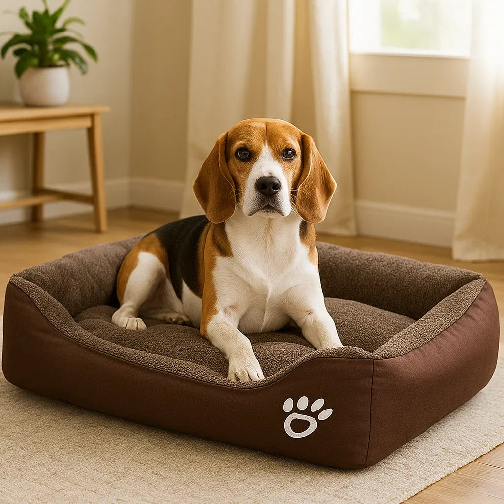 Hundebett | Weiches Beruhigungsbett Für Ruhigen & Erholsamen Schlaf