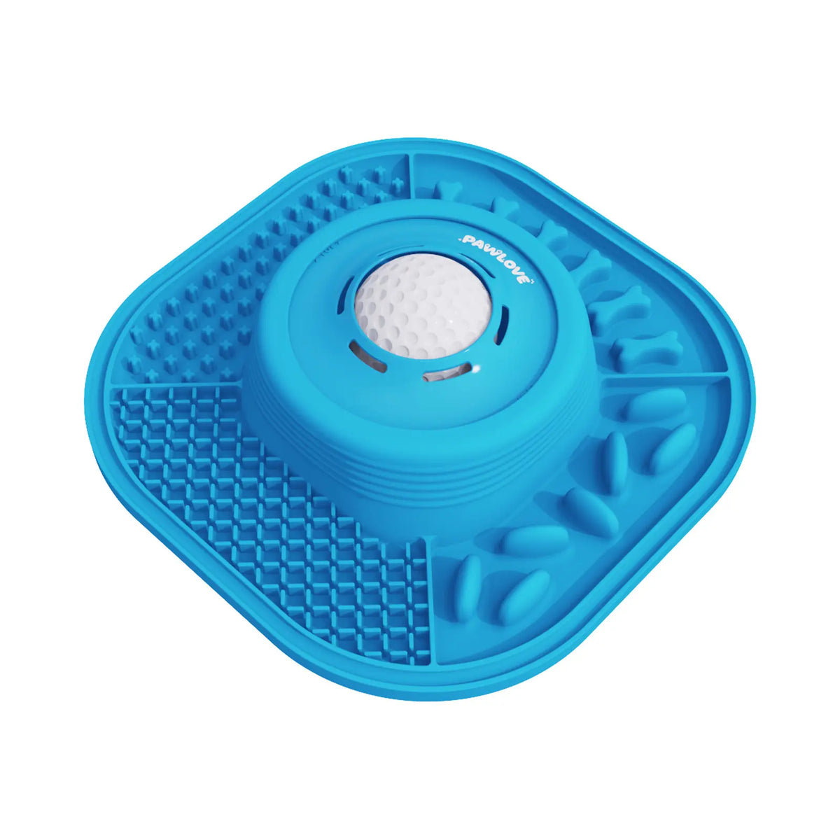 Pawlove Slow Feeder Dog Bowl for Liquid Treats with Floating Rolling Ball, Anti-Slip Dog Lick Bowl, Bone Broth and Yogurt Pup for Large Medium Small Breeds Dietary Supplement/Post-Op Nutrition Stuff Dogaccessories Great Pet Supplies