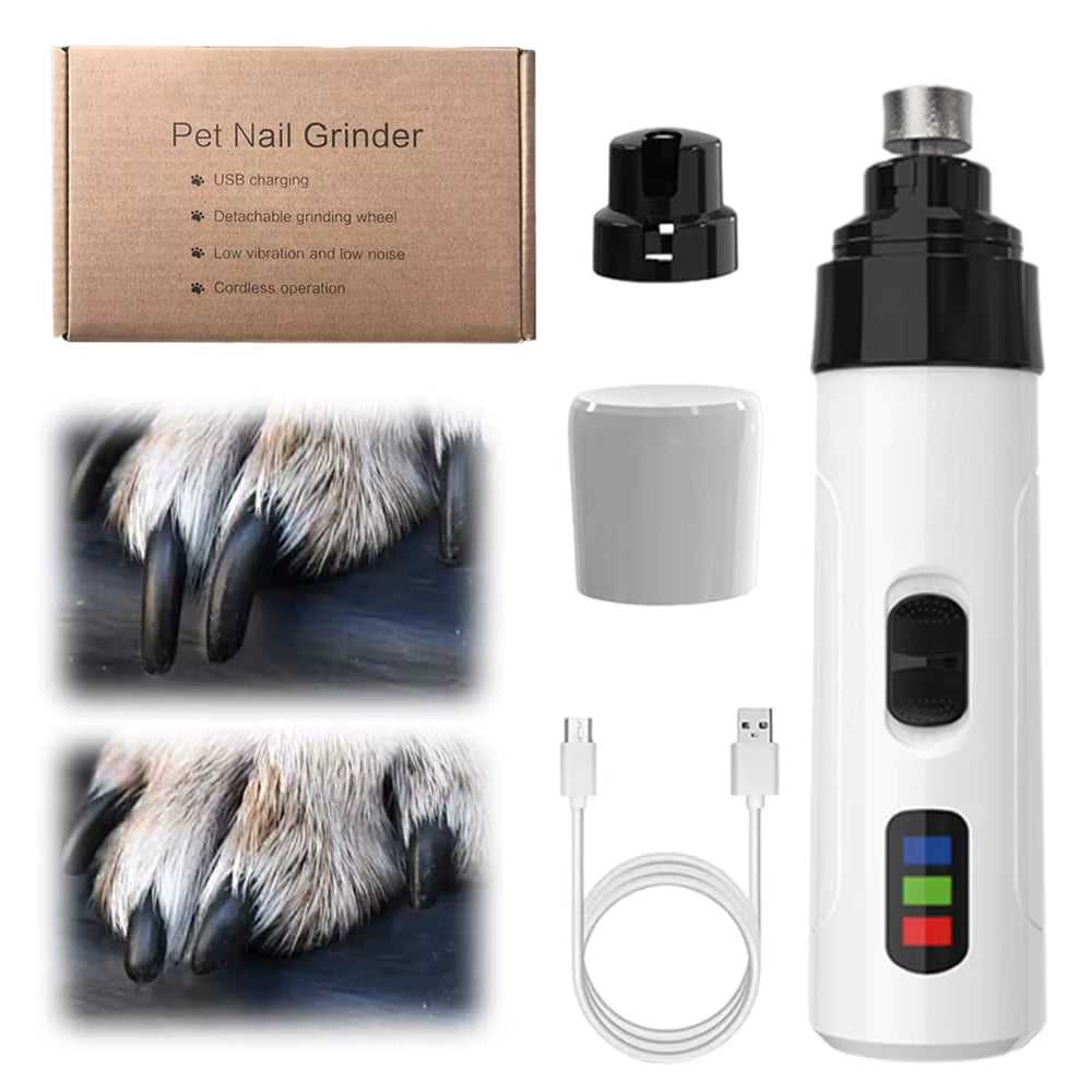 2024 New Silent Grind Pro for Dogs Silent Grind Pro Dog Nail Trimmer Electric Dog Nail Clippers Pet Paws Grooming Smoothing Tool