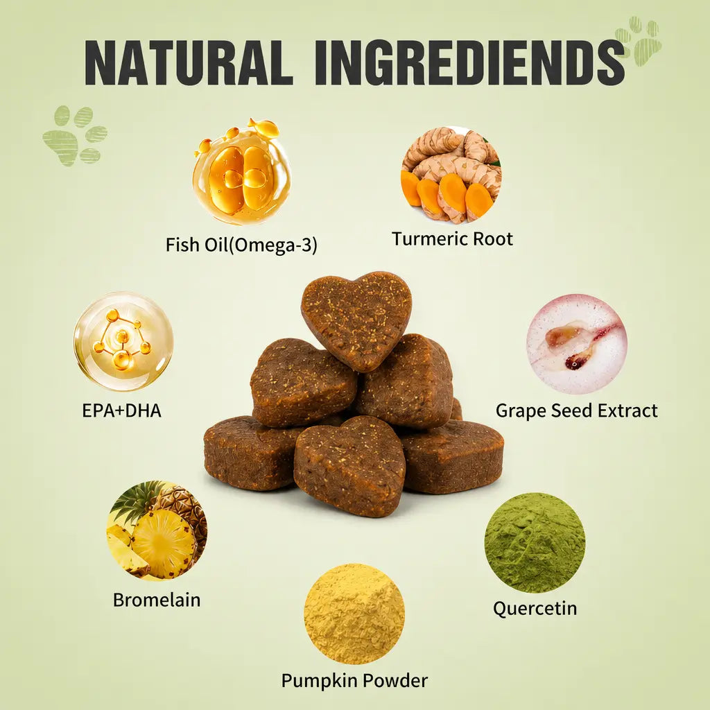 Allergy Relief Chews for Dogs - 120 Naturalsoft Chews Fish Oil Treats for Itchy Skin, Hot Spots & Shedding Advanced Skin & Coat Vitamins with Soothingsupport for Healthy Pet Skin & Coat,Back to School