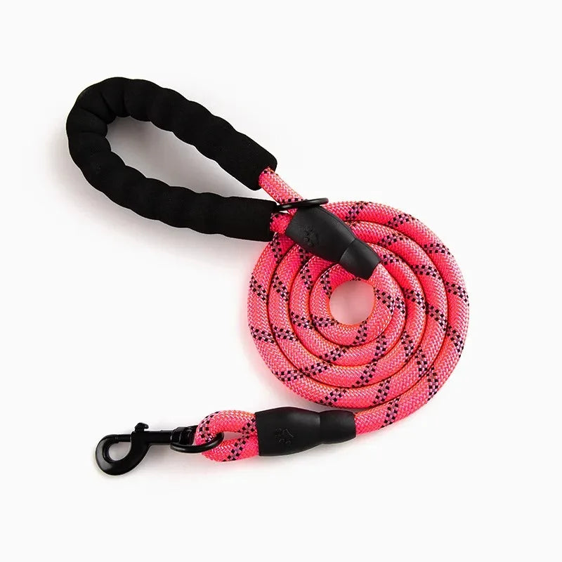 150Cm Strong Dog Leash Pet Leashes Reflective Leash for Big Small Medium Large Dog Leash Drag Pull Tow Golden Retriever