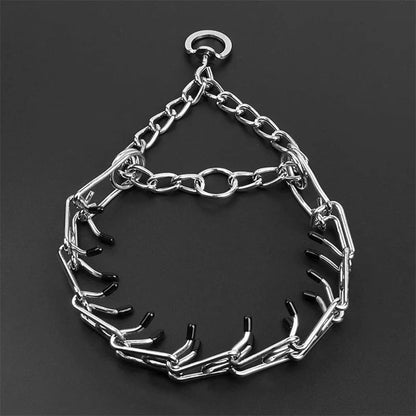 Adjustable Dog Pincher Collar - Secure Training Tool for Enhanced Control