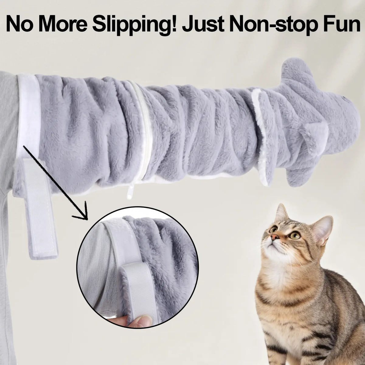 Catails Shark Cat Wrestling Glove - Interactive Puppet with Protective Sleeve, Hidden Pocket for Indoor Cats, Satisfies Hunting Instincts & Relieves Boredom Bird Toy