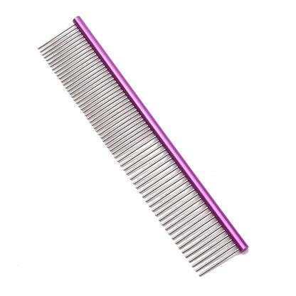 Puppy Grooming Comb Groomer for Dog Aluminum Groomer Pets Combs Hairbrush Cat Dog Grooming Combs Dog Hair Care C6704