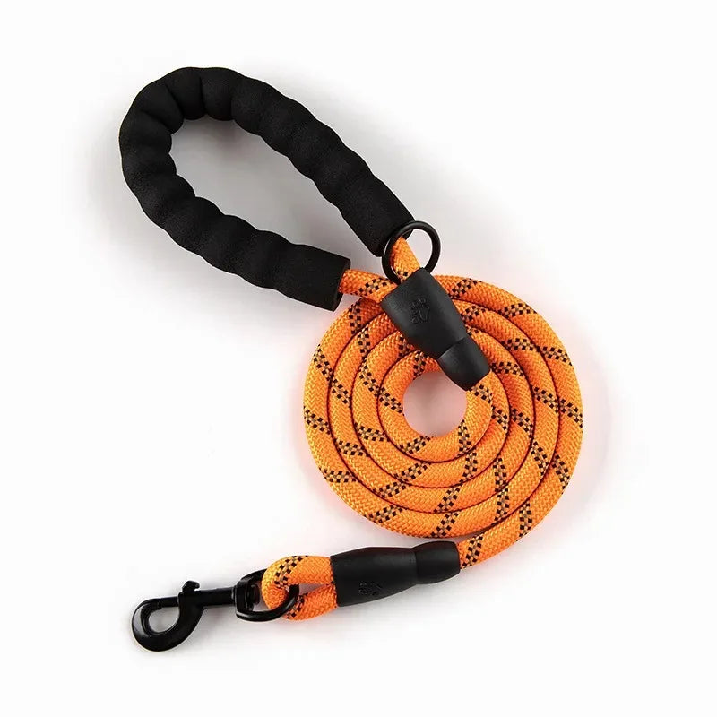 150Cm Strong Dog Leash Pet Leashes Reflective Leash for Big Small Medium Large Dog Leash Drag Pull Tow Golden Retriever