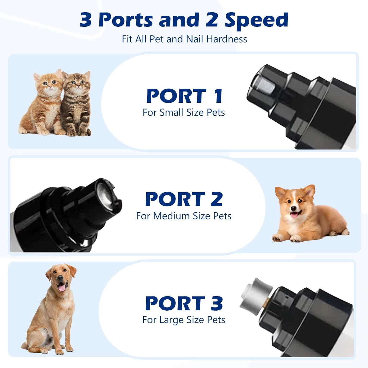 2024 New Silent Grind Pro for Dogs Silent Grind Pro Dog Nail Trimmer Electric Dog Nail Clippers Pet Paws Grooming Smoothing Tool
